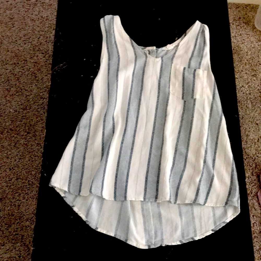 Striped Flowy Blouse